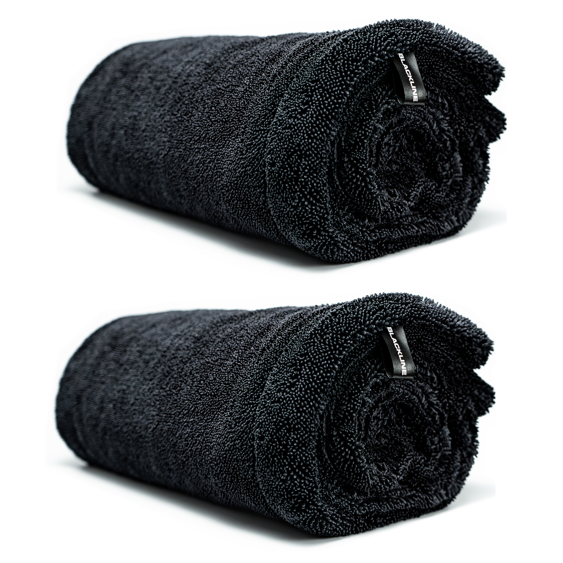 BLACKLINE - Pack de 2 Serviettes de séchage à fibres torsadées