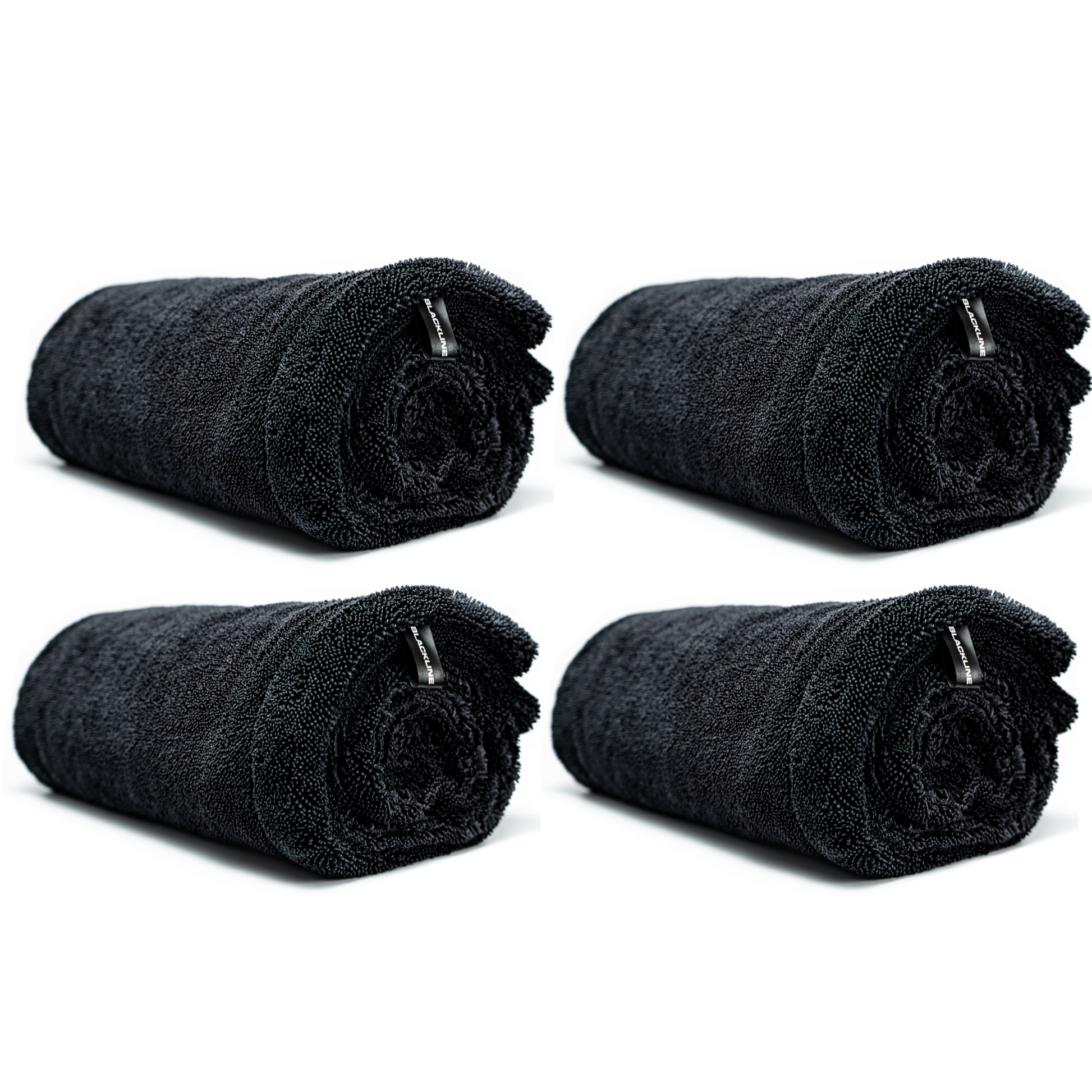 BLACKLINE - Pack de 2 Serviettes de séchage à fibres torsadées