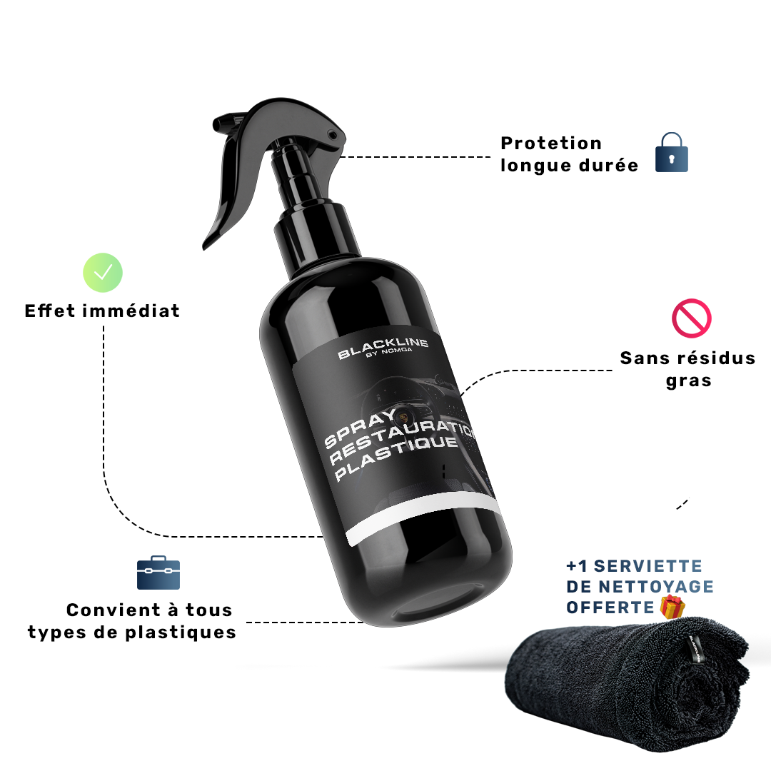 BLACK LINE - Produit de restauration plastique intérieures/extérieures